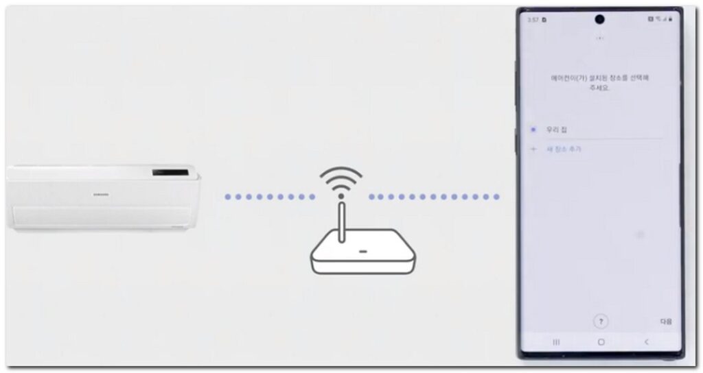 삼성 에어컨 리모컨 SmartThings