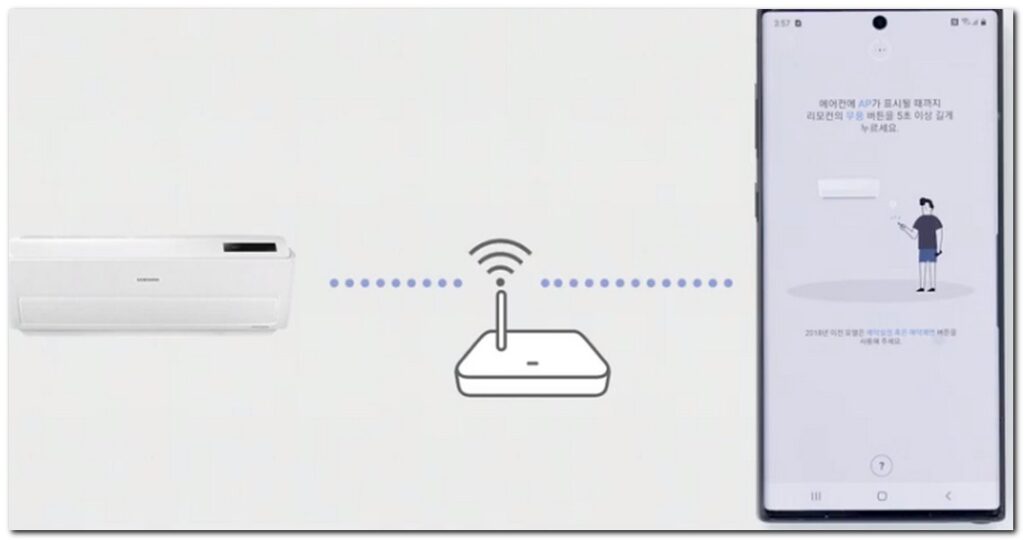 삼성 에어컨 리모컨 SmartThings