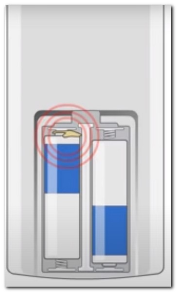 건전지 이상여부 확인