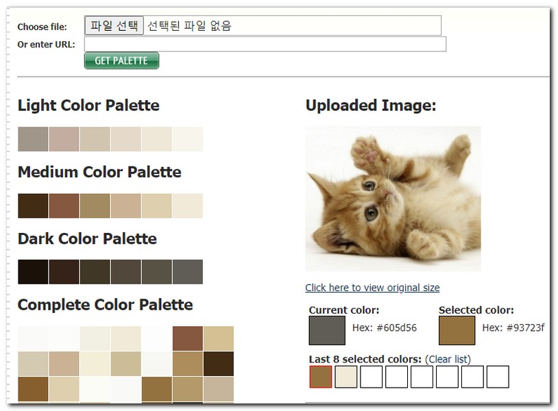 Colors Palette Generator