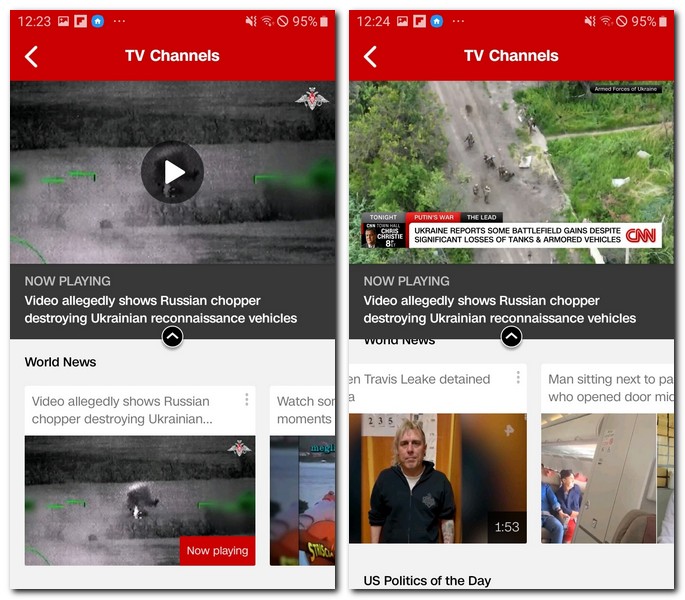 CNN실시간 뉴스 보고 듣기