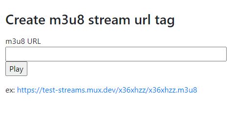 m3u8 플레이어 실행하기