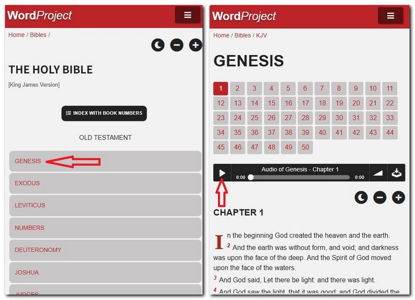 영어 성경듣기 무료 NIV KJV 사이트 3곳