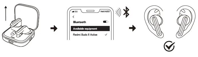 샤오미 무선 이어폰 버즈 연결방법