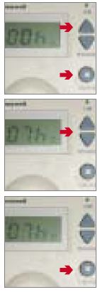 하니웰 보일러 온도조절기 DT100 사용방법