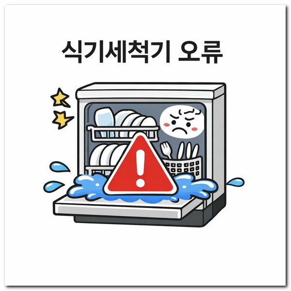 SK매직 식기세척기 F5 오류 에러 해결방법