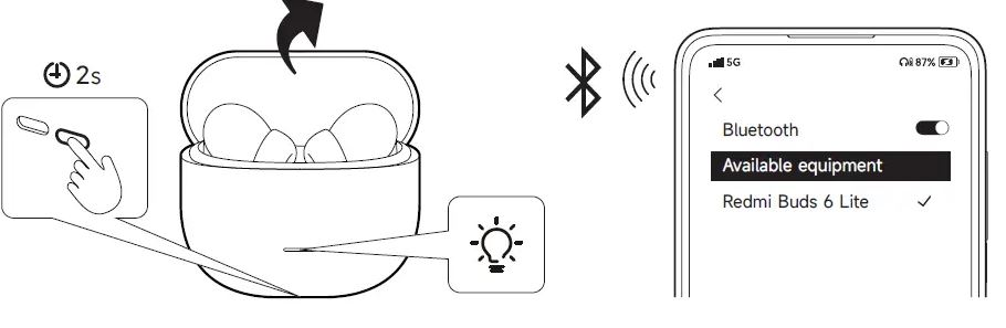 샤오미 무선 이어폰 버즈 연결방법